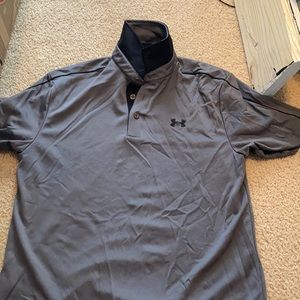 Gray and Black under armor polo (men’s)